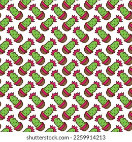 Cactus pattern collection,Mexican cactus and aloe. desert spiny plant, mexico cacti flower and tropical home plants isolated collection
