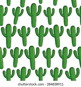 Cactus pattern, desert plant (great for children's clothing and bedding)