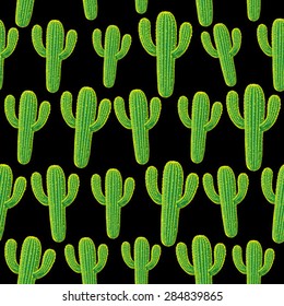 Cactus pattern, desert plant (great for children's clothing and bedding)