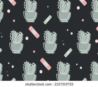 PASTEL DE SANGRE DEL MODO DEL PATRÓN DE CACTUS 