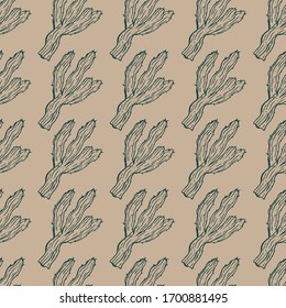 cactus pattern texture vector background