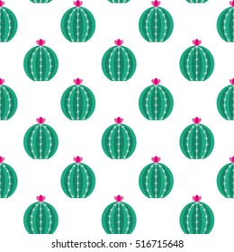 cactus pattern. Vector Illustration