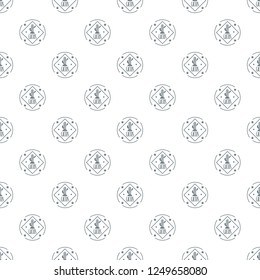 Cactus pattern vector seamless repeat for any web design