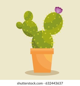 cactus plant botany icon