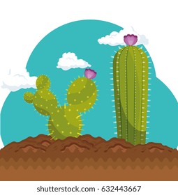 cactus plant botany icon