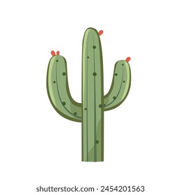 Cactus plant in flat style. cacti tree vector illustration