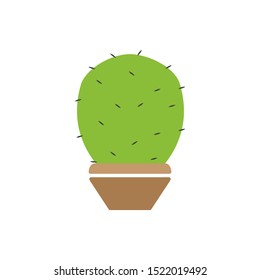 Cactus plant graphic design template vector isolated