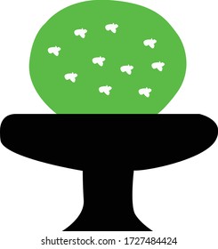 Cactus plant icon simple Illustration Clip Art vector