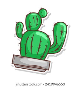 cactus plant illustration vector art