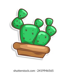 cactus plant illustration vector art