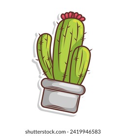cactus plant illustration vector art