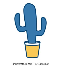 Cactus plant isolated