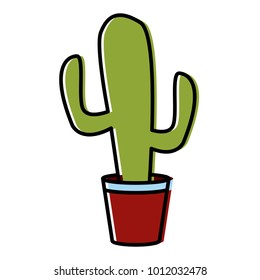Cactus plant isolated