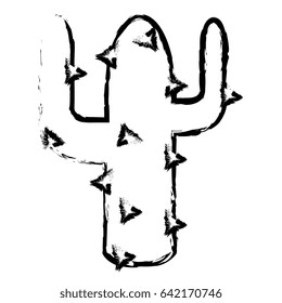 cactus plant isolated icon