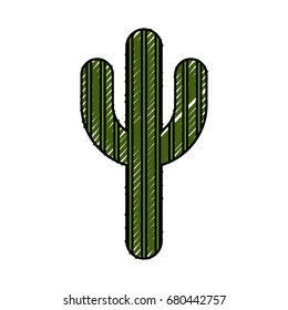 cactus plant isolated icon