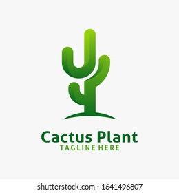 Cactus plant logo design inspiration