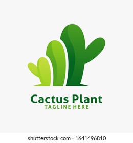 Cactus plant logo design inspiration