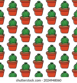 Fondo del diseño del patrón de naturaleza de la planta de Cactus