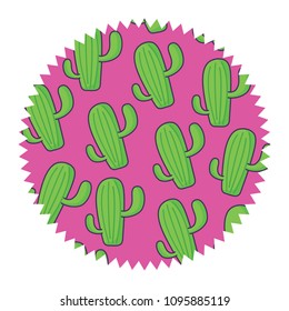 cactus plant pattern