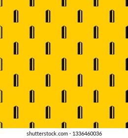 Cactus plant pattern seamless vector repeat geometric yellow for any design