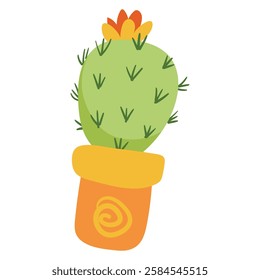 cactus plant in pot icon vector illustration design vector illustration graphic design