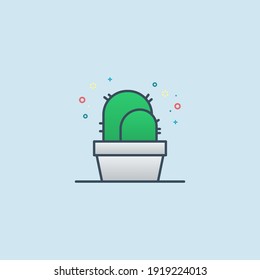 Cactus pflanze Vektorsymbol 