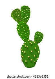 Cactus plant. Cactus vector illustration. Mexican plant