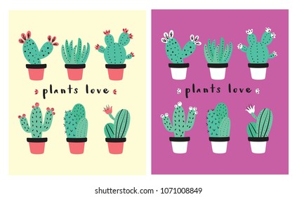 Cactus plantas love