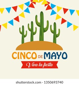 cactus plants with party banner to event