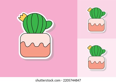 cactus plants with various background colors