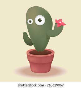 cactus in a pot