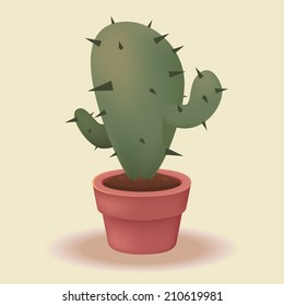 cactus in a pot