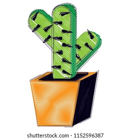 cactus pot icon