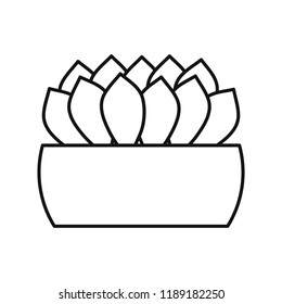 cactus pot icon