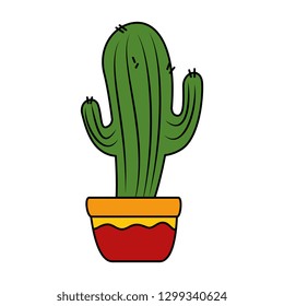 cactus in pot icon