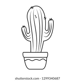 cactus in pot icon