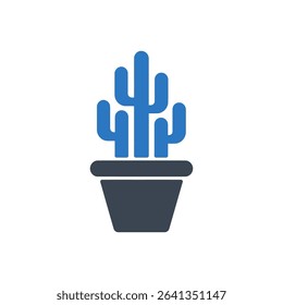 Cactus in a pot icon