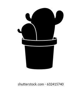 cactus in a pot icon