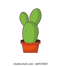 cactus in a pot icon