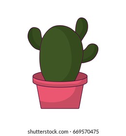 cactus in a pot icon