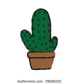 cactus in a pot icon