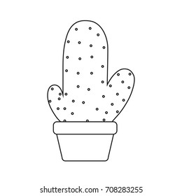 cactus in a pot icon