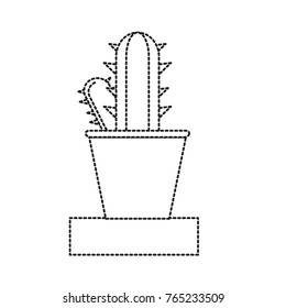 cactus in a pot icon image