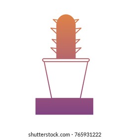 cactus in a pot icon image