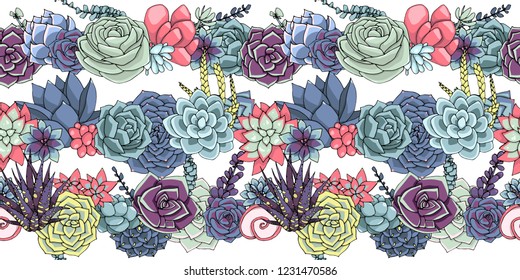 cactus seamless pattern