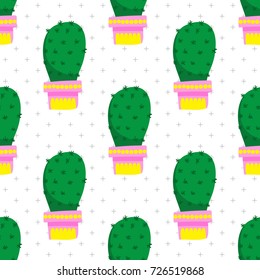cactus seamless pattern,