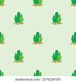 Cactus seamless pattern. Cactus illustration. Cactus background. Perfect for fabric, textile, wallpaper, decor, illustration, print, packaging of products. SSTKbackgrounds