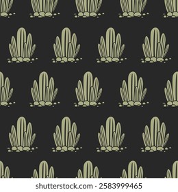 Cactus seamless pattern. Cactus illustration. Cactus background. Perfect for fabric, textile, wallpaper, decor, illustration, print, packaging of products. SSTKbackgrounds