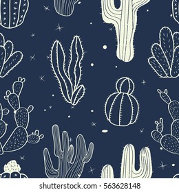 Cactus Seamless Pattern. Mexican seamless pattern. Background Wallpaper