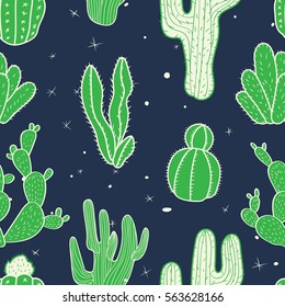 Cactus Seamless Pattern. Mexican seamless pattern. Background Wallpaper